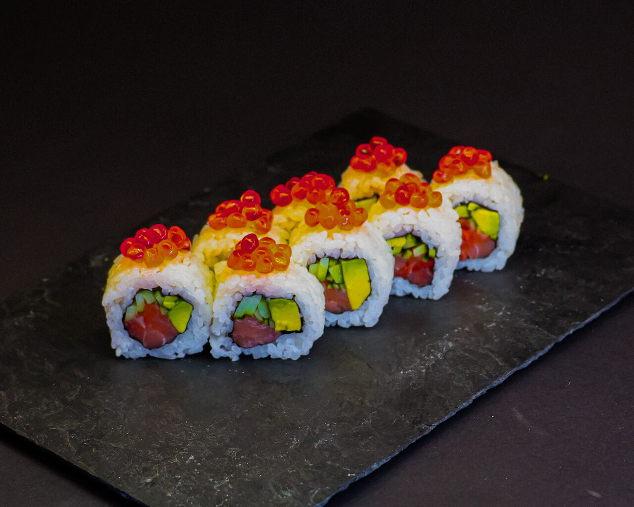 California Rollos Salmón (8 piezas)