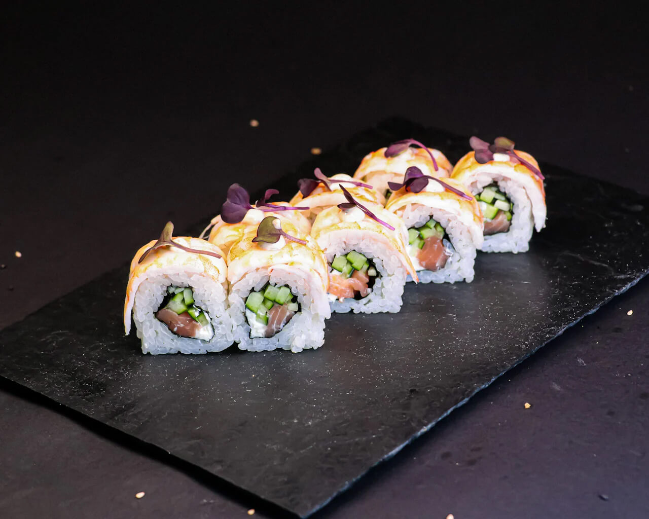 Rollos de gambas (8 piezas)